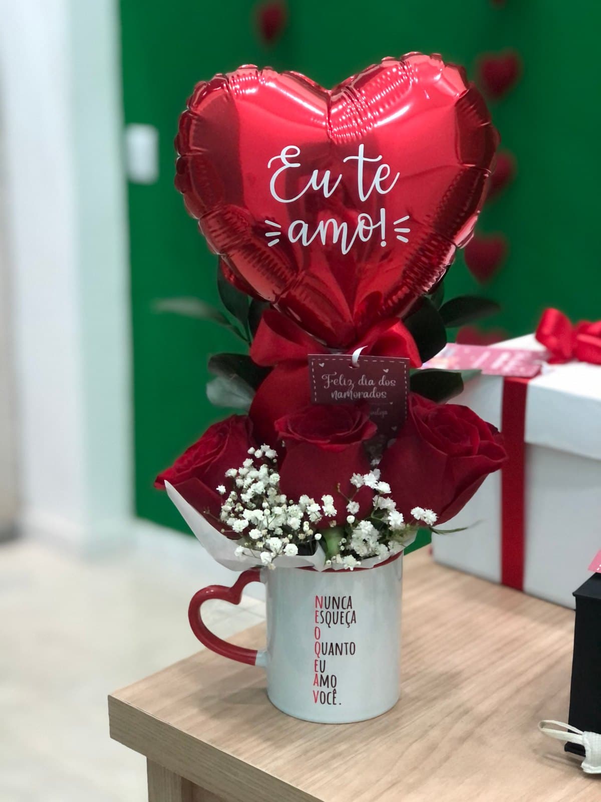 Buquê caneca Romantica
